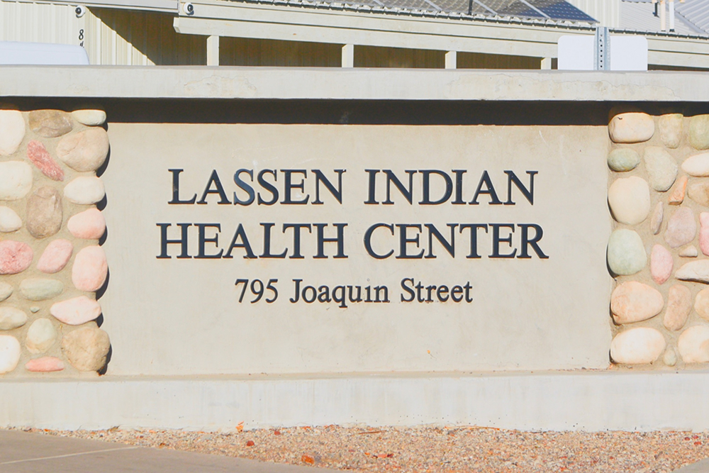 Lassen Indian Health Center Sign